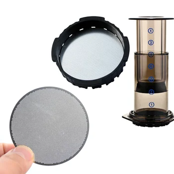 

4PCS Aeropress Coffee Maker Filter Stainless Steel Disc Metal Ultra Filter For Aeropress Coffee Maker Kitchen Coffee Accessories