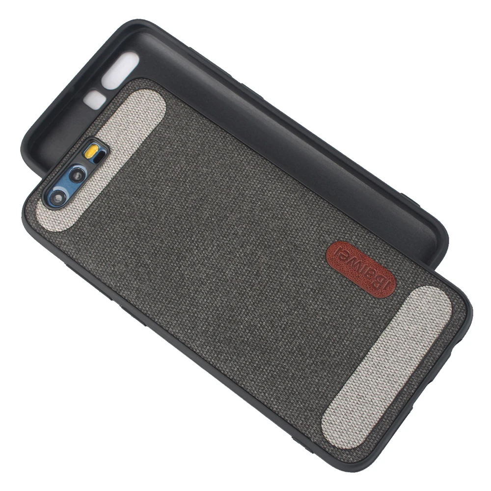 Holder for Huawei Honor 9 Phone Case Back Cover Silicone TPU PC Edge Business Fabric Shockproof Coque Capa Shell |