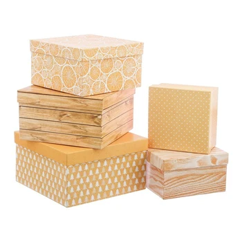 

Set of gift boxes 5 in 1 "Kraft", 14 × 14 × 8‒22 × 22 × 12 cm