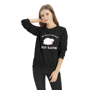 

2019 new ladies round neck sweatshirts are exquisitely loose and affordable