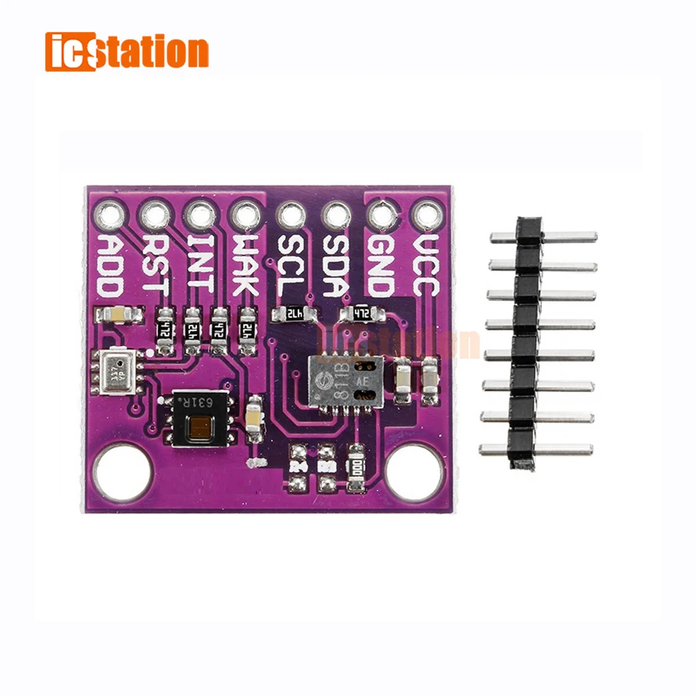 

CCS811+HDC1080+BMP280 low power Gas Temperature and Humidity Height Three-in-one Sensor Module monitoring Indoor Air quality