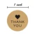 500 Шт Круглый Натуральный Крафт Спасибо Наклейка Печать Labes подарок Ручной Работы С Любовью Наклейки Скрапбукинг Канцелярские Наклейки Рулон