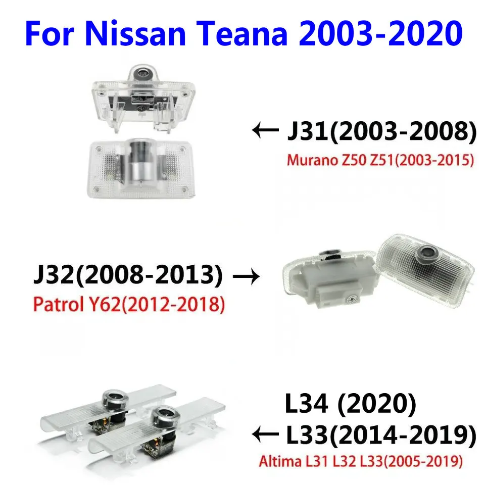2 шт. Автомобильные светодиодные лампы для Nissan Teana J31 J32 J33 Altima L31 L32 L33 L34 Murano Z50 Z51