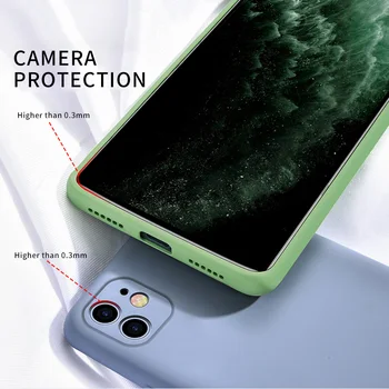 For iPhone 11 12 Pro SE 2 Case Luxury Original Silicone Full Protection Soft Cover For iPhone X XR 11 XS Max 7 8 6 6s Phone Case 3