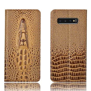 

Business genuine leather ultra slim phone cover for Samsung Galaxy S10 Plus/Samsung Galaxy S10X durable protective phone case