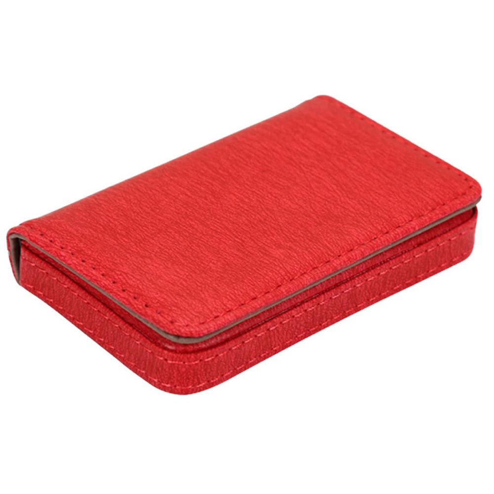 New Men Money Clip Card Holder Protector Leather Wallet Card Holder Pop-up Anti-theft Bank PU Business Cards Case Woman 812