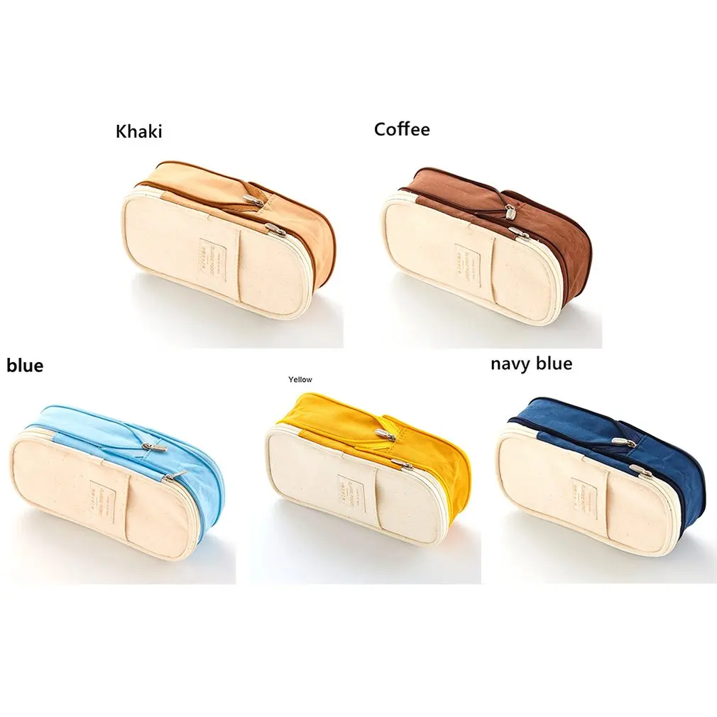 

Simple Primary School Junior High School Student Stationery Bag Pencil Case Student Large Capacity Pen Case Pencil Case