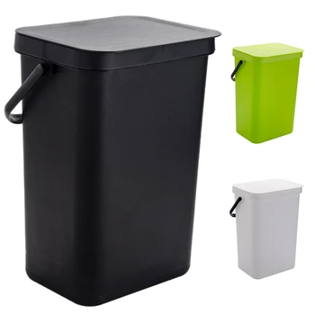 

Bathroom Wall Mounted Trash Can Kitchen Waste Bin Living Room Dustbin Toilet Trash Cans Bedroom Garbage Bucket