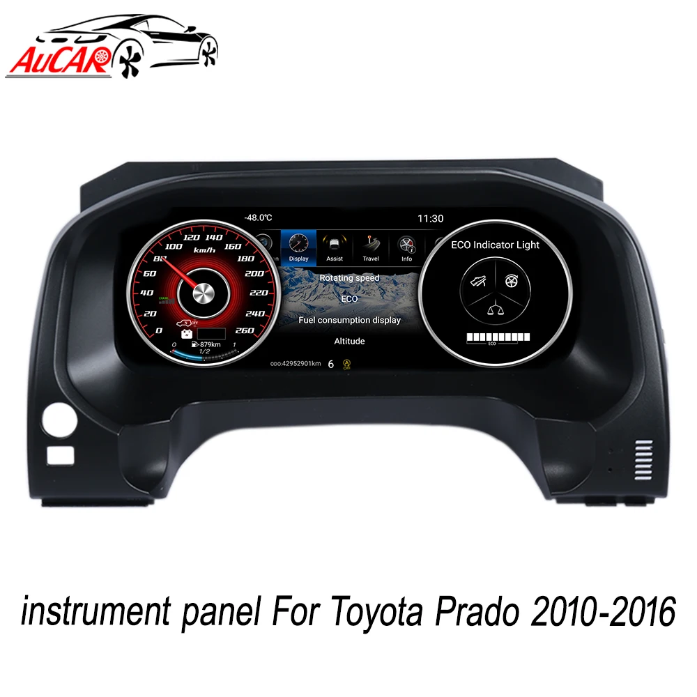 Aucar Android сменная панель приборной панели мультимедиа для Toyota Prado 2010 2016 12 3 ЖК экран