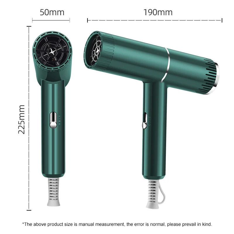Hair Dryer Household Heating and Cooling Air Hair Dryer home Appliances High Power Blue Light Anion anti-static Modeling tools_voghion.com