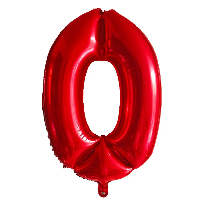 32 дюймов Большой Фольга на день рождения воздушные шары воздушные гелиевые шара с цифрой цифры Happy День рождения украшения Детские воздушные шары для дня рождения балон - Цвет: Насыщенный сапфировый