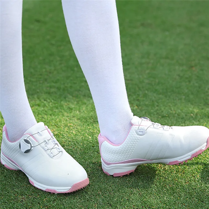 PGM Golf Shoes Anti-slip Breathable Women High Upper Inside Heightening Shoes Rotating Buckle Golf Sneakers Waterproof Shoes