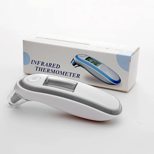 Цифровой термометр Termometr инфракрасный термометр Termometro Лазерная портативная температура лихорадки Пистолет Бесконтактный термометр ИК-устройство - Цвет: IRT1 gray