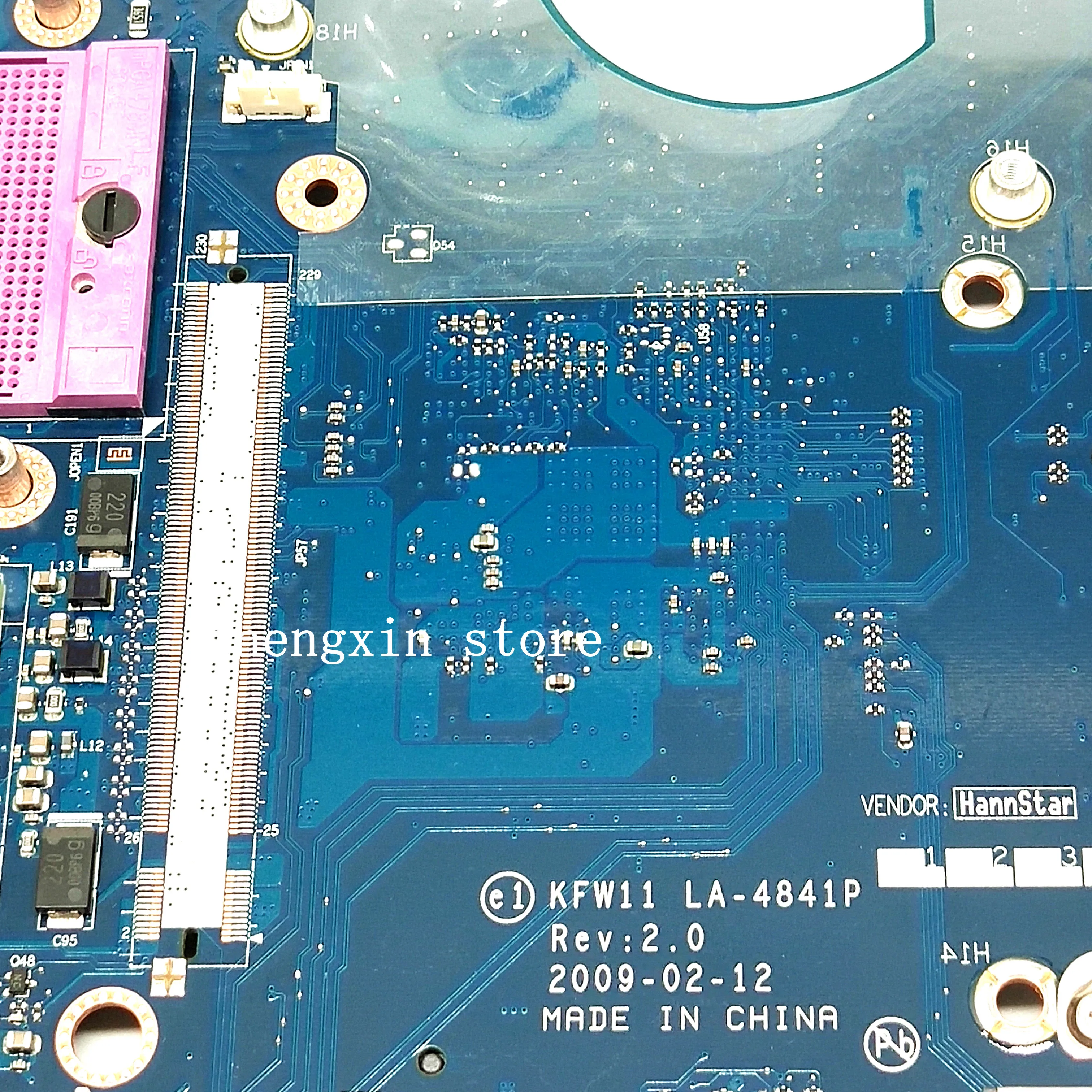 Для DELL 1427 материнской платы ноутбука CN 07973X 7973X KFW11 LA 4841P PM45 тест 100%|Материнские для
