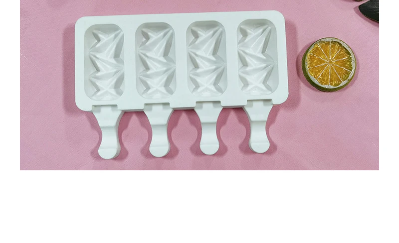 2/4 Hole A variety of styles Silicone Ice Cream Mold DIY Homemade