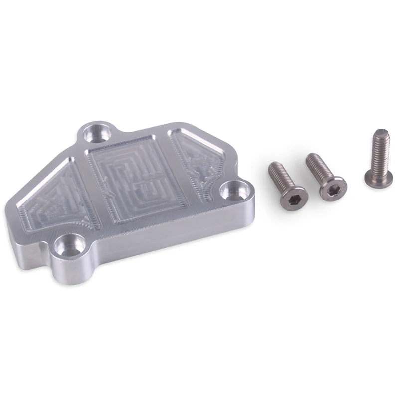 Гоночная заготовка B-Series Vtec Block Off Plate для Honda Acura серебряные автомобильные аксессуары