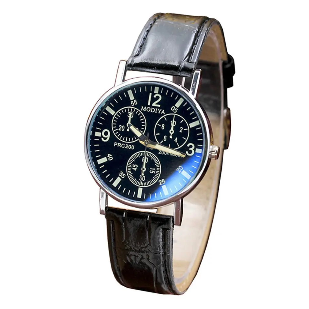 Мужские кварцевые часы повседневные деловые часы простые модные спиральные Корона кожаный ремешок для часов портативные мужские подарочные часы
