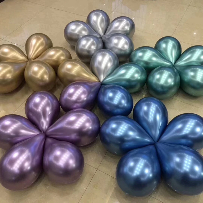 12 дюймов плотные воздушные шары на день рождения металлический цветной латекс шарик для дня рождения вечерние украшения Детские воздушные