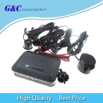 

4 Parking Sensors Car Reverse Rear Buzzer Radar System Alert Alarm Kits diy electronics