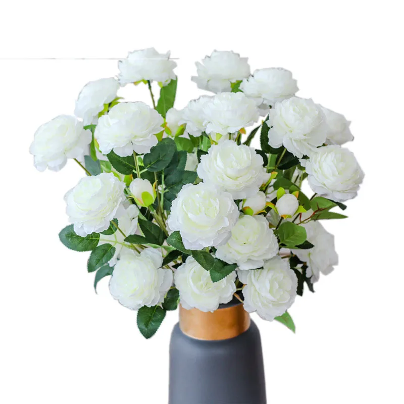 Floral Arranging Floral & Garden Crafts Fake Peony Heads with Stems