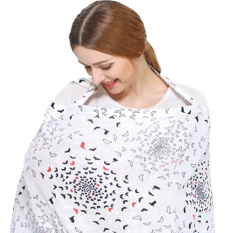 Breastfeeding Cover Baby Infant Nursing Cover Apron Women Mum Shawl Clothes Cotton Blanket Cloth Fashion Mommy Apron