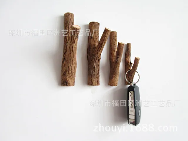 

Modern Simple Imitation Log Branch Hook Tree Branch Home Decoration Creative Stereo Resin Refrigerator Magnet Magnetic Stickers