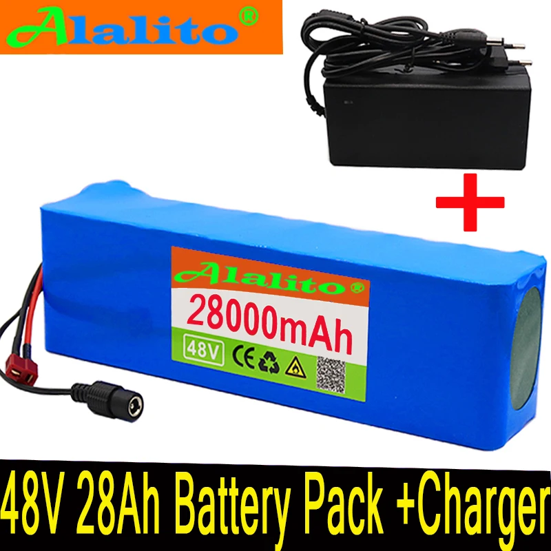 Alalito 48v 28h 13S3P комплект литий ионный батарей для электровелосипеда 48V