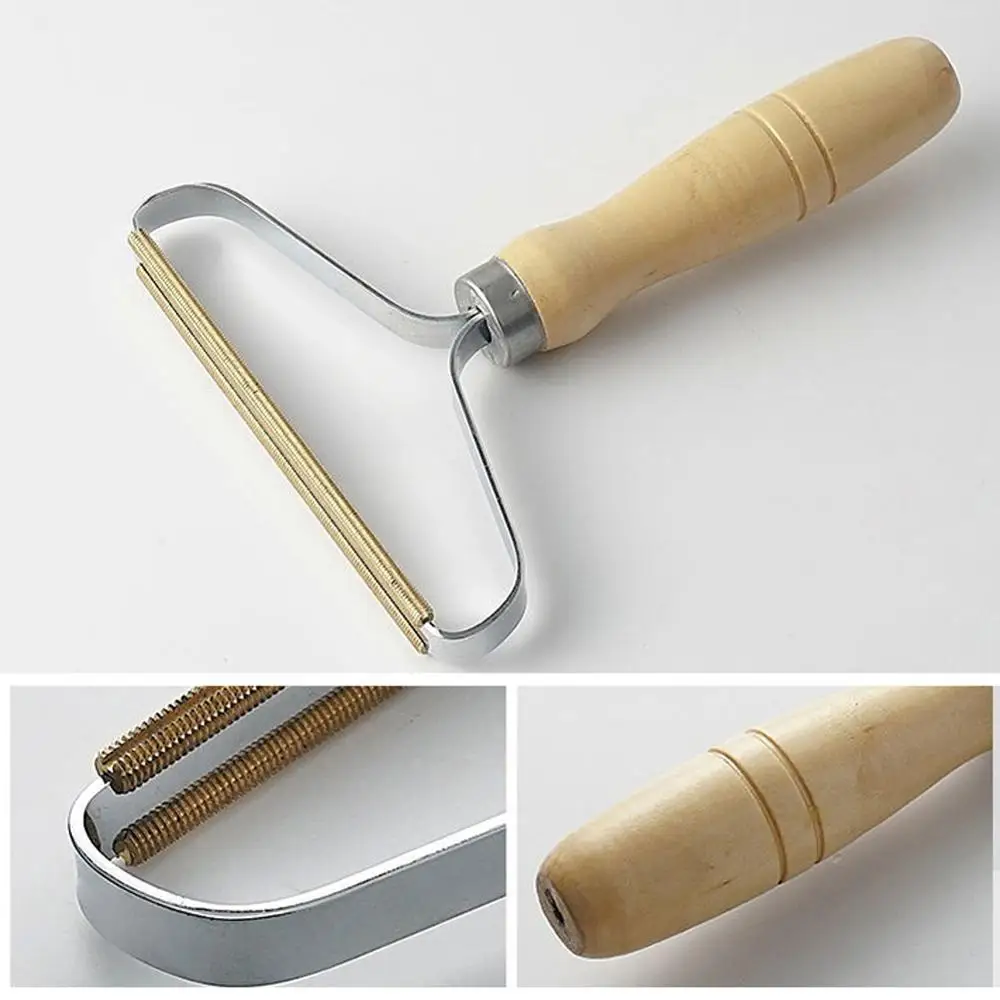 Portable Lint Remover Clothes Fuzz Fabric Shaver Brush Tool Power-Free Fluff Removing Roller for Sweater Woven Coat