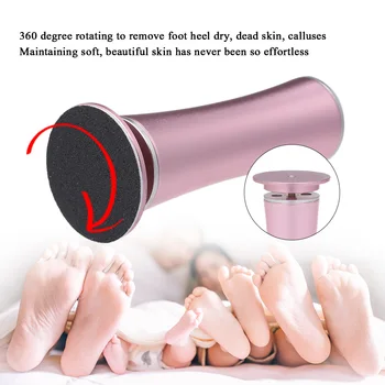 

Professional Electronic Foot File Foot Care Tool Dry Dead Skin Remover Portable Pedicure Smooth Machine