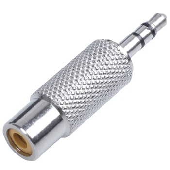 

3.5mm Stereo Male to RCA Mono Female o Adapter,silver
