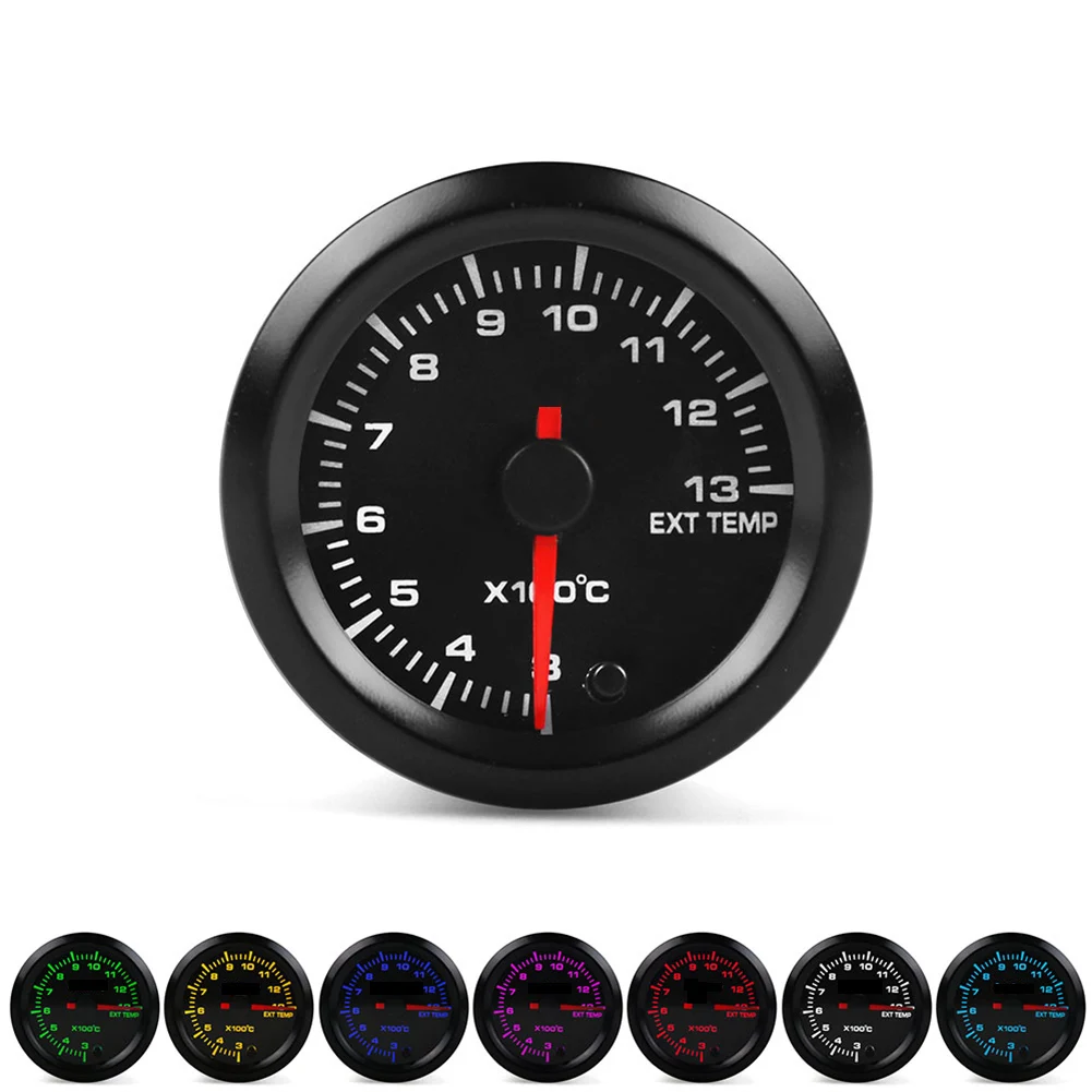 

Car Universal Exhaust Gas Thermometer 52mm Pointer Racing Auto Vehicle Modification Parts Tool Temperature Gauge TD326