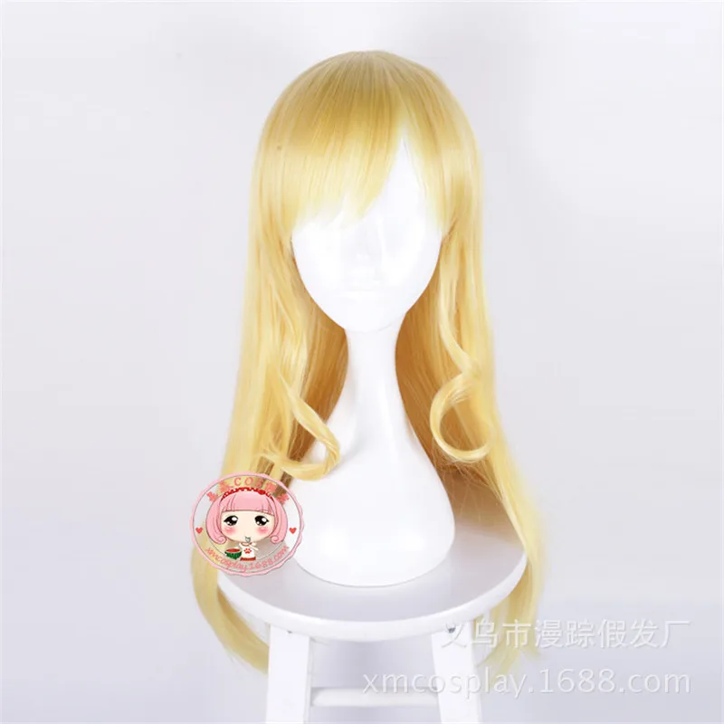 

Anime LoveLive Eli Ayase Cosplay Wigs Blond Long Straight Hair Heat Resistance Fiber Synthetic Women Role Play Wig
