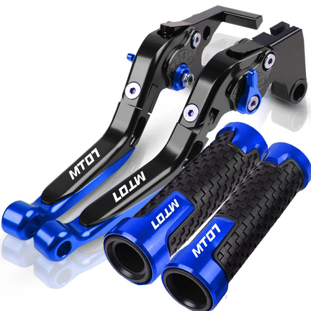 Motorcycle Accessories FOR YAMAHA MT07 MT 07 MT-07 2014 2015 2016 2017 2018 2019 2020 2021 Brake Clutch Levers Handlebar Grips