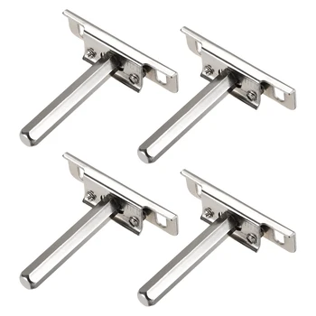 

uxcell Floating Shelf Invisible Support Bracket Hex Shank 66mm Wall Support Set 4 Pcs