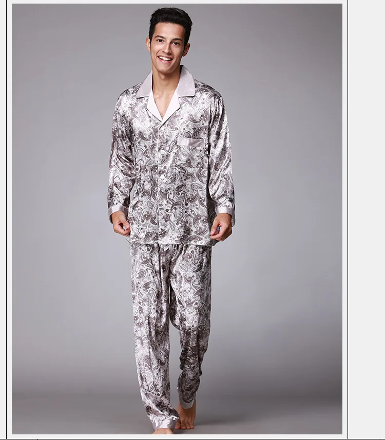 Men-s-Twinset-Pajamas-Sets-Satin-Silk-Turn-down-Collar-Pyjama-Suits-Casual-Sleepwear-Home-Wear (7)
