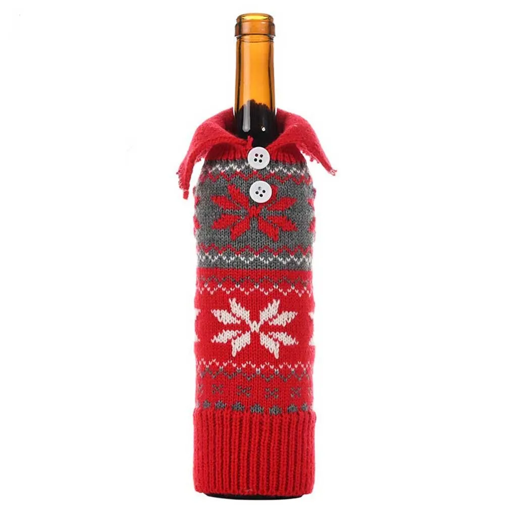 L5 Merry Christmas Santa Wine чехол для бутылки рождественские праздничные вечерние украшения для стола рождественские украшения для подарков для дома Прямая поставка