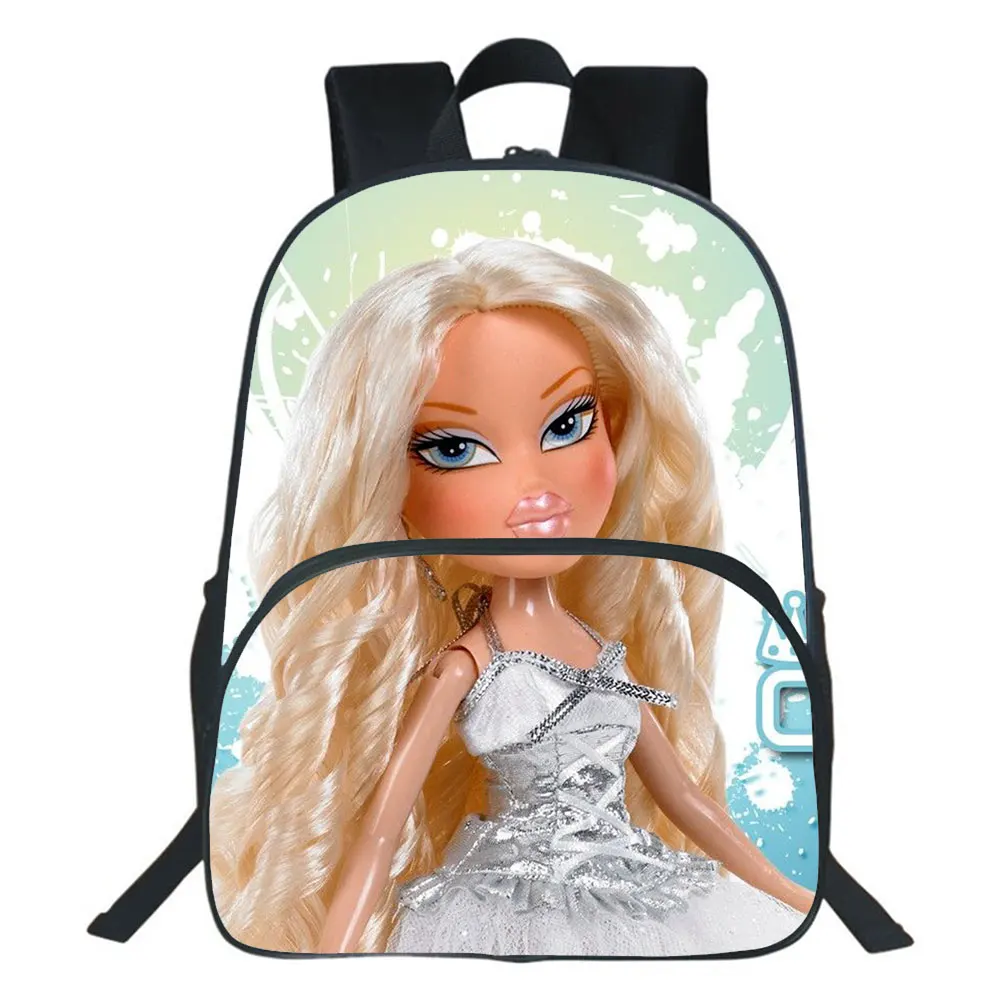 Bratz Backpack Kindergarten Mochila Boys Cartoon School Bag Teens Girl Storage Bag Travel Bags Children Rucksack