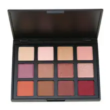 Makeup 12-color Eyeshadow Pearly Matte 12-color Eyeshadow Palette Smoky Makeup Earth Color Eyeshadow Palette