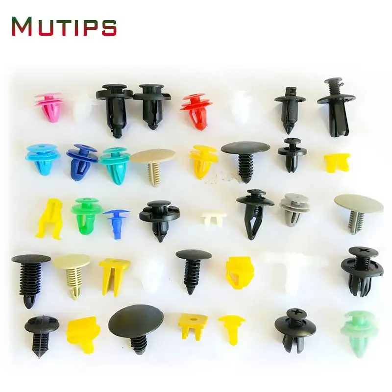 Mutips Universal Auto Fasten Clip Kit Abs Car Bumper Clips Retainer