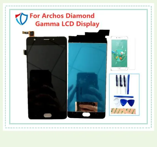 Для Archos Diamond Gamma ЖК-панель с сенсорным экраном сенсорный дисплей Переднее стекло