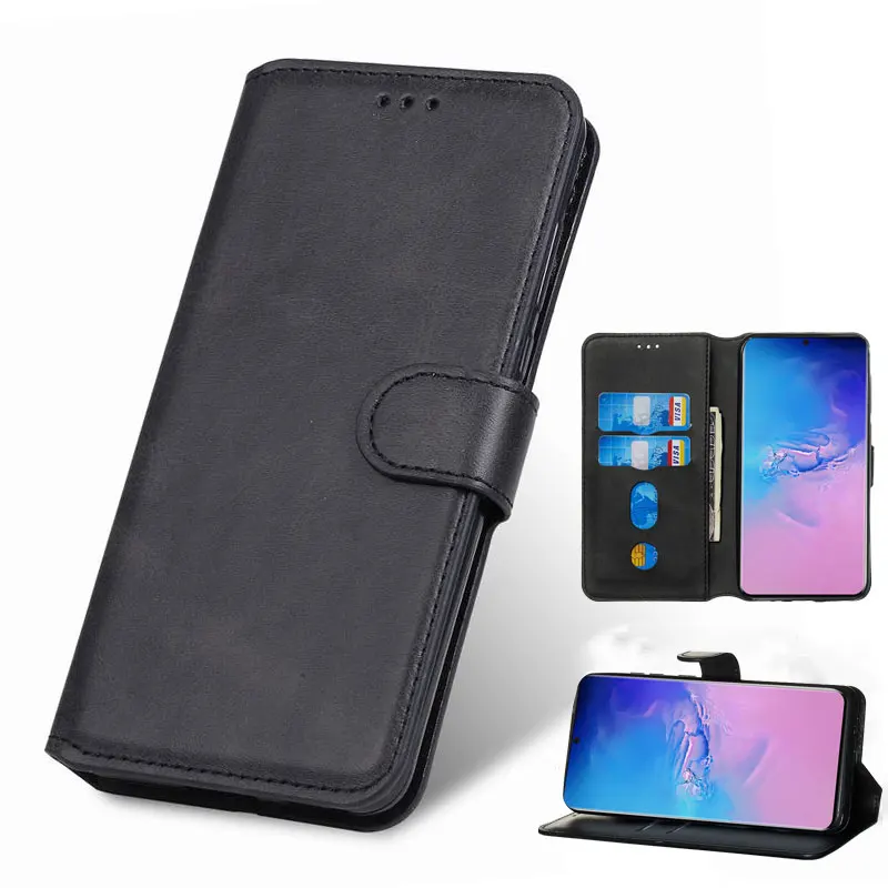 Чехол для Samsung Galaxy S20 Ultra чехол S10 Plus Lite с откидной крышкой Кожаные чехлы бумажники