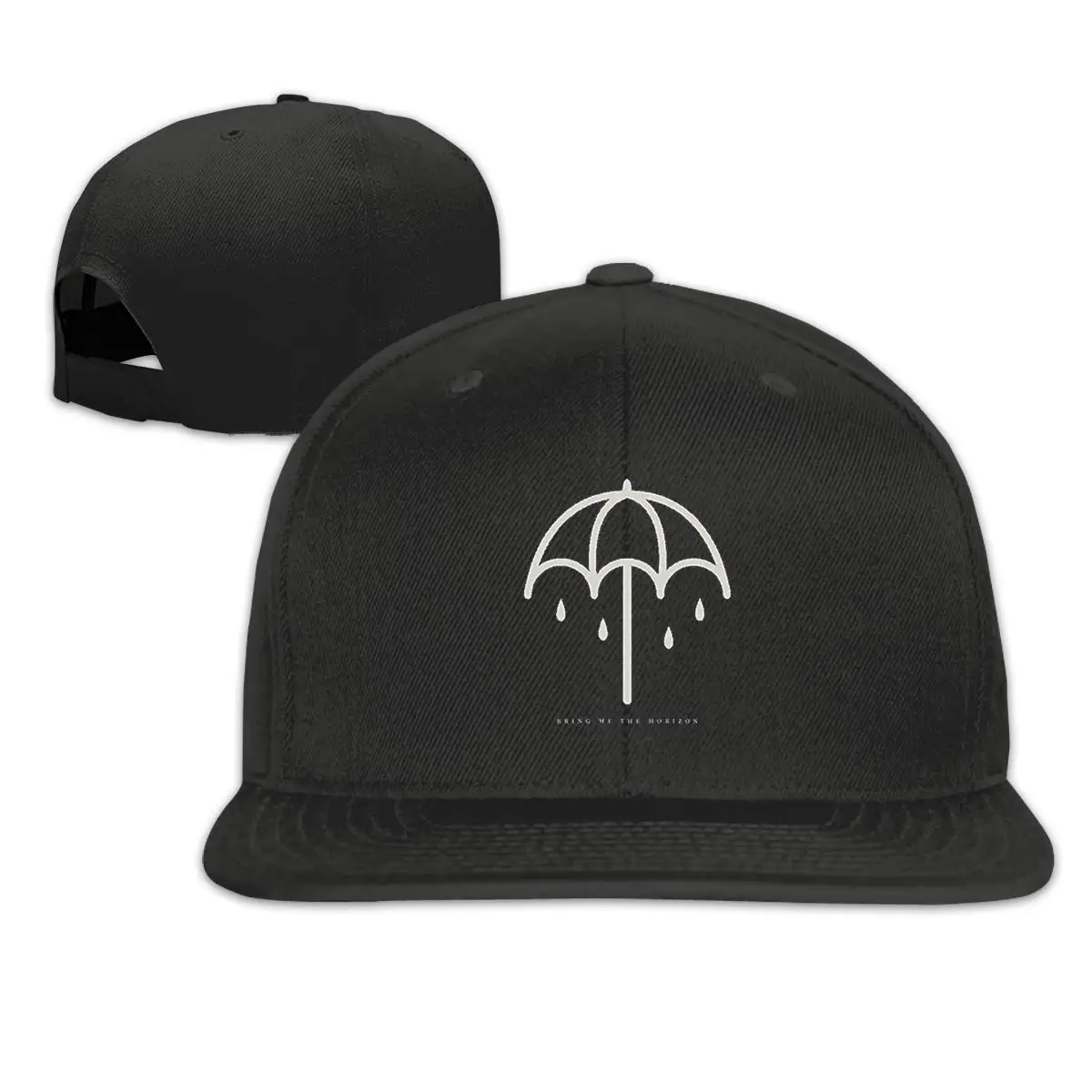 Регулируемая плоская шляпа панка Билла Bring-Me-The-Horizon Snapback Hat хлопковая бейсболка