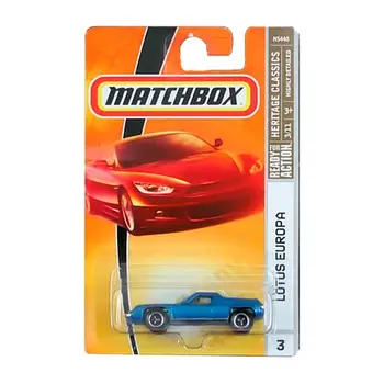 

Matchbox Lotus Europa Heritage Classics 3/11 2009 long card