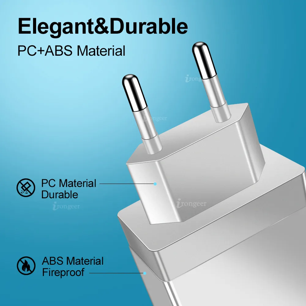 Быстрая зарядка 4,0 3,0 USB зарядное устройство универсальное 4 порта Быстрая зарядка ЕС США штекер Адаптер питания для samsung S10 iPhone 11 планшет зарядка