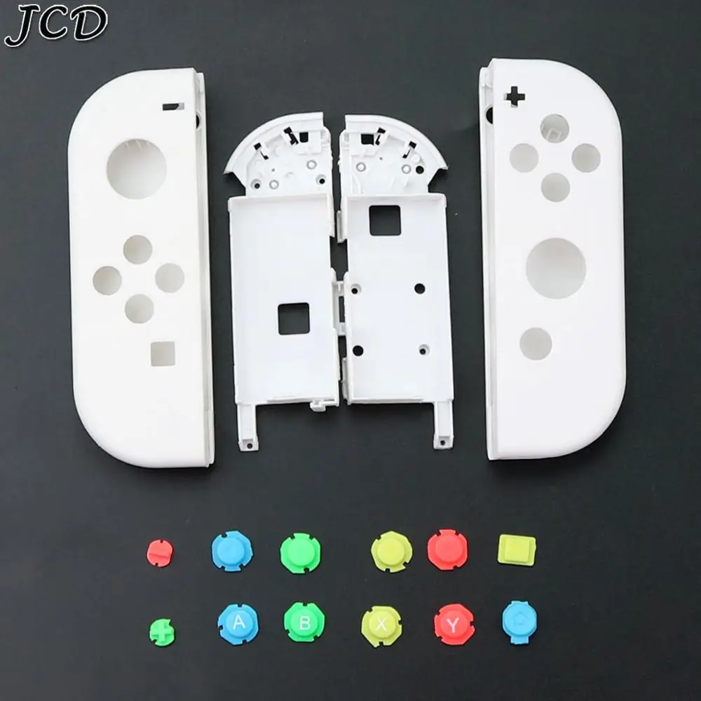 JCD For Nintendo Switch Console Joy con White Housing Shell Case