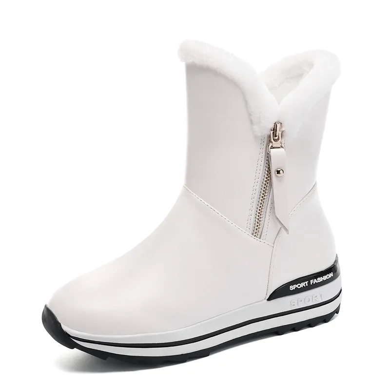 Skup FEDONAS najnowsze kobiety jesień zima śnieg buty kliny wysokie obcasy Bowtie szpilki kobieta słodkie platformy wysokie buty do połowy łydki