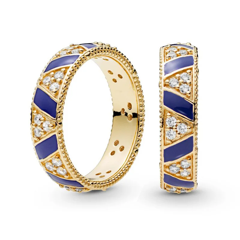 

Exotic Stones & Stripes Ring For Women Geometric Round Brand Ring Wedding Engagement Anillos Jewelry Christmas Gift