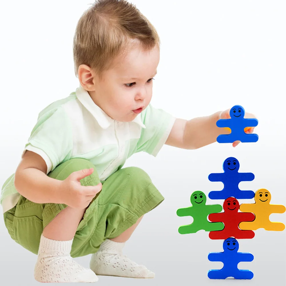 Деревянные игрушки Обучающие игрушки для детей Раннее Обучение Babys Интеллектуальный баланс игра-головоломка подарок для игры Обучение для детей игра