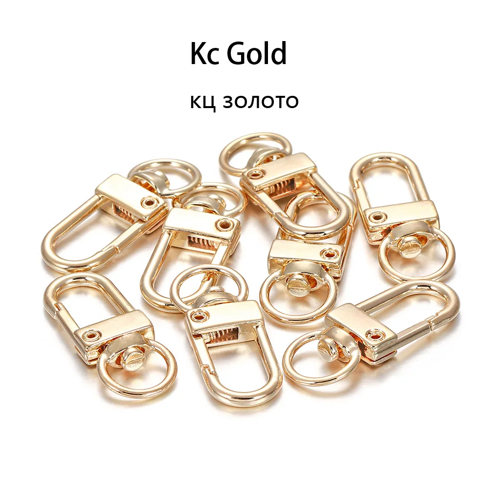 Alloy Snap Lobster Clasp Hooks for DIY Jewelry and Accessories (10-Pack) Wholesale