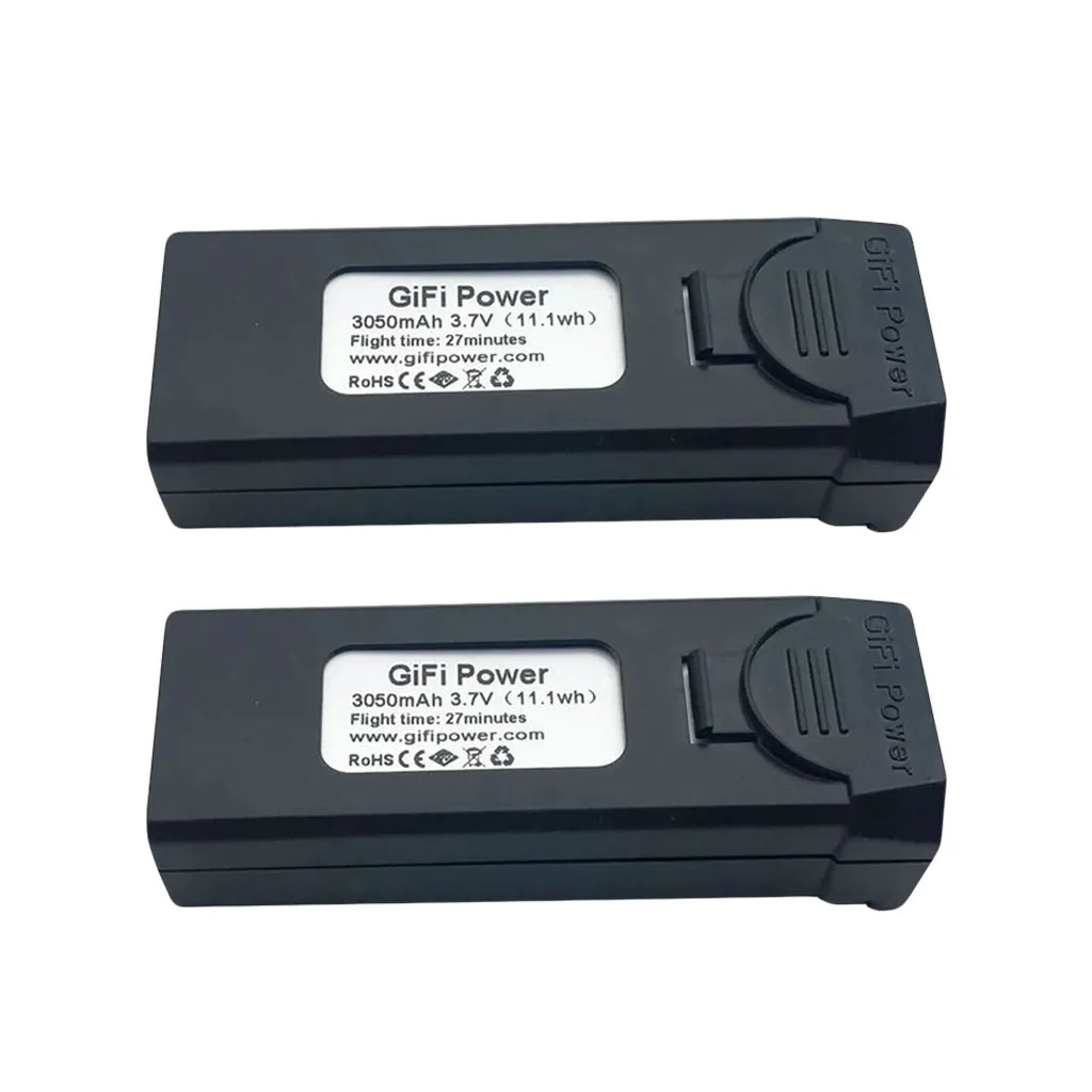 2 шт. Gifi power 3,7 в 3050 мАч LiPo аккумулятор для VISUO XS809S XS812 XS809HW Радиоуправляемый Дрон аксессуары Запчасти